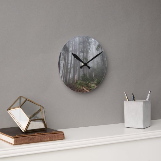 Horloge Ronde Forêt Nature (Bureau)