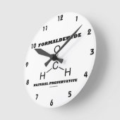 Horloge Ronde Formaldéhyde Preservative (Angle)