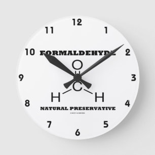 Horloge Ronde Formaldéhyde Preservative
