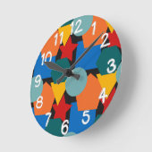 Horloge Ronde Formes Bauhaus  (Angle)