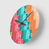 Horloge Ronde Formes et lignes Bauhaus 2  (Angle)