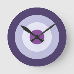 Horloge Ronde Four Color Combo - Blue Violet Purple Lavender