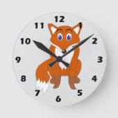 Horloge Ronde Fox Design (Recto)