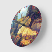 Horloge Ronde Fox Hunt Josef Navrátil Après 1850 (Angle)