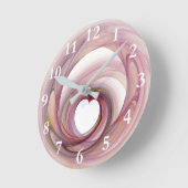 Horloge Ronde Fractale cardiaque (Angle)