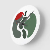 Horloge Ronde Fractionnement de pomme (Angle)