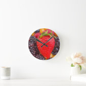 Horloge Ronde Fraise (Maison)