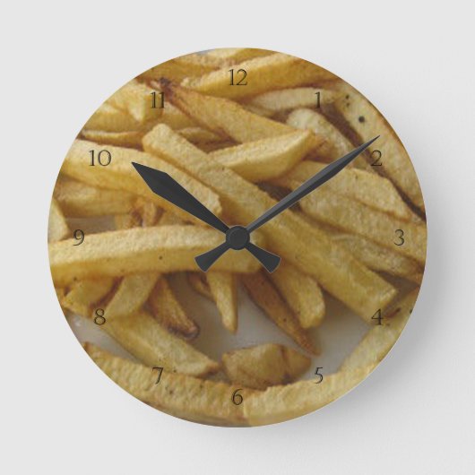 Horloge Ronde French Fries Wall Clock (Recto)