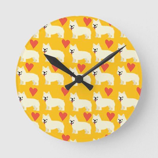 Horloge Ronde Frenchie Lover (Recto)