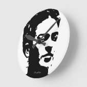 Horloge Ronde Frida Shadow Portrait (Angle)