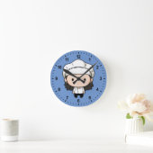 Horloge Ronde FRIENDS™ | Monica Chibi (Maison)