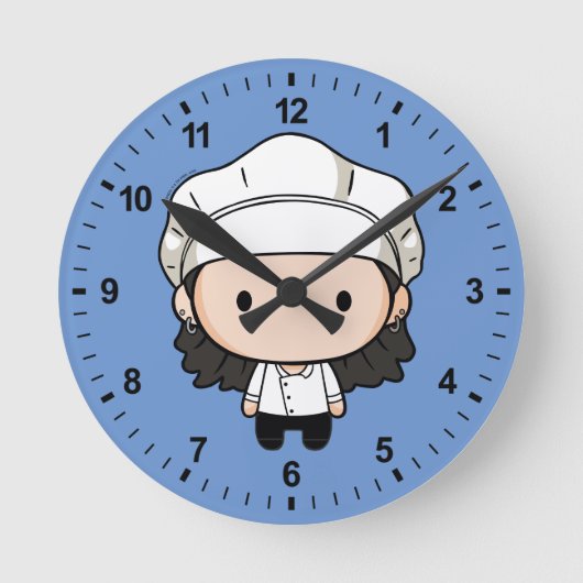 Horloge Ronde FRIENDS™ | Monica Chibi (Recto)