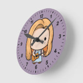 Horloge Ronde FRIENDS™ | Phoebe Chibi (Angle)