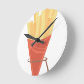 Horloge Ronde Fries françaises (Angle)