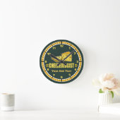 Horloge Ronde Fromage drôle (Maison)