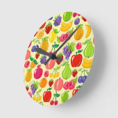 Horloge Ronde Fruit (Angle)