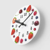 Horloge Ronde Fruit (Angle)