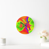 Horloge Ronde fruit fluorescent (Maison)