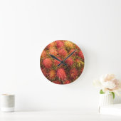 Horloge Ronde Fruits tropicaux Rambutan (Maison)