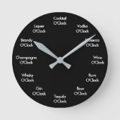 Horloge Ronde Funny Bar Clock (Recto)