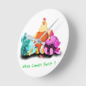 Horloge Ronde Funny Clock (Angle)