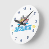 Horloge Ronde Funny Cruise Ship (Angle)