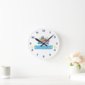 Horloge Ronde Funny Cruise Ship (Maison)