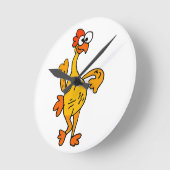 Horloge Ronde Funny Dancing Rubber (Angle)