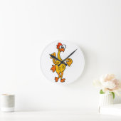 Horloge Ronde Funny Dancing Rubber (Maison)
