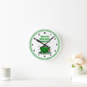 Horloge Ronde Funny Frog (Maison)