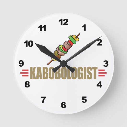Horloge Ronde Funny Kabob (Recto)