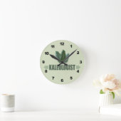Horloge Ronde Funny Kale (Maison)