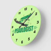 Horloge Ronde Funny Pease (Angle)