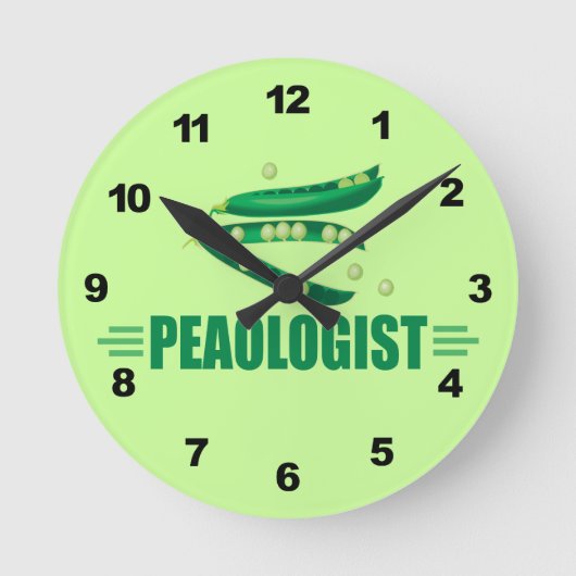 Horloge Ronde Funny Pease (Recto)