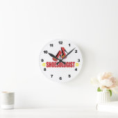 Horloge Ronde Funny shoes (Maison)