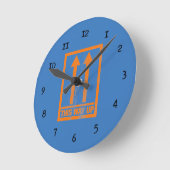Horloge Ronde Funny this way (Angle)