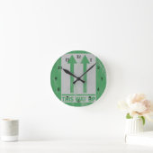 Horloge Ronde Funny this way (Maison)