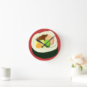 Horloge Ronde Futomaki Sushi Wall Clock (Maison)