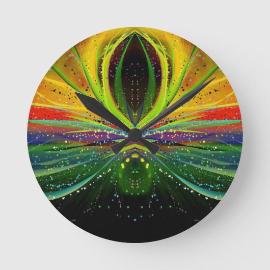 Horloge Ronde Futuristic Wall Clock (Recto)