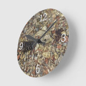 Horloge Ronde Galets dans Taylor Creek Nature Photography (Angle)