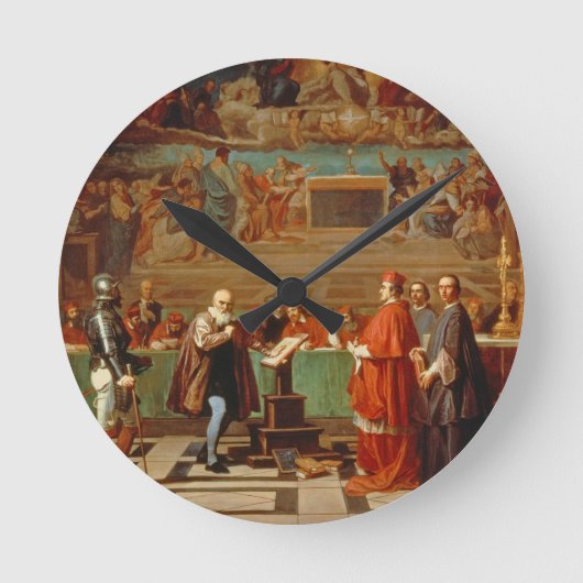 Horloge Ronde Galileo Galilei (1564-1642) devant les membres de (Recto)