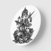 Horloge Ronde Ganesh (Angle)