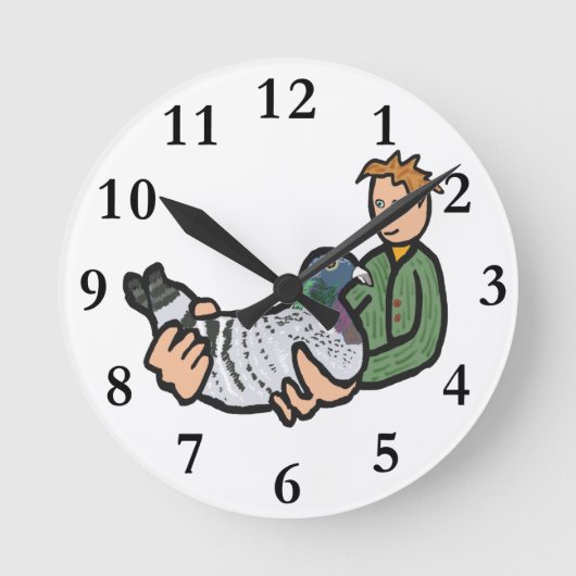 Horloge Ronde Garde de pigeon (Recto)