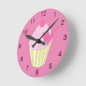 Horloge Ronde Gâteau décoré illusima (Angle)