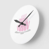 Horloge Ronde Gâteau mariage (Angle)
