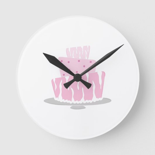 Horloge Ronde Gâteau mariage (Recto)