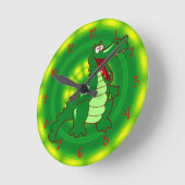 Horloge Ronde Gator Clock (Angle)