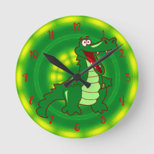 Horloge Ronde Gator Clock