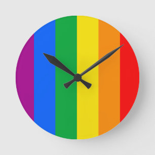 Horloge Ronde GAY FLAG ORIGINAL -.png