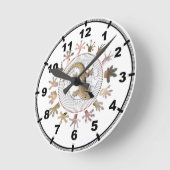 Horloge Ronde Gecko clock (Angle)